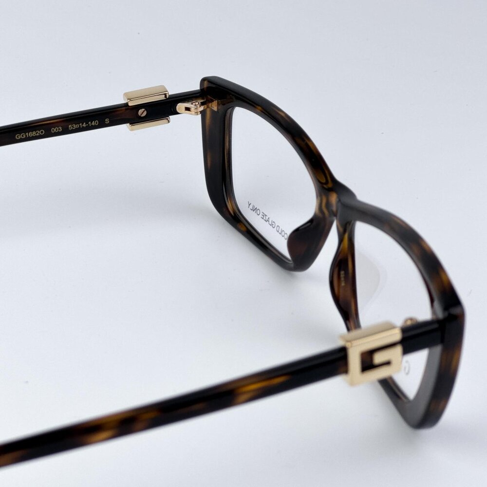 Gucci Women BRAND NEW Eyeglasses Havana Cat Eye GG1682O 003 - Picture 8 of 11